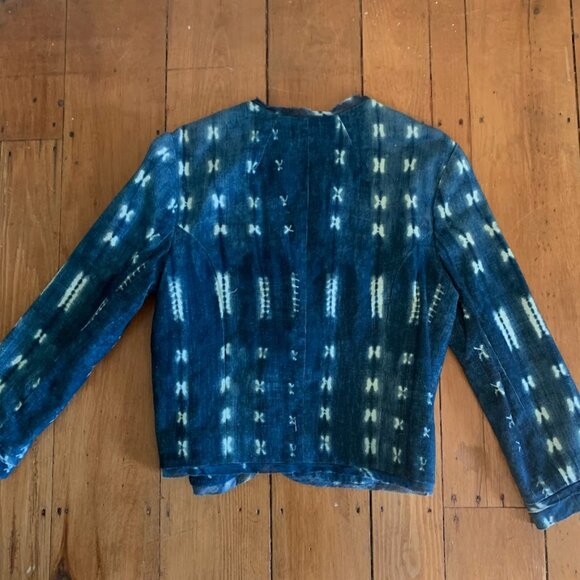 Lil Anthropologie Indigo dyed cotton jacket - Size Small - Picture 7 of 7